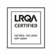 LRQA CERTIFIED ISO 9001・ISO 14001  IATF16949